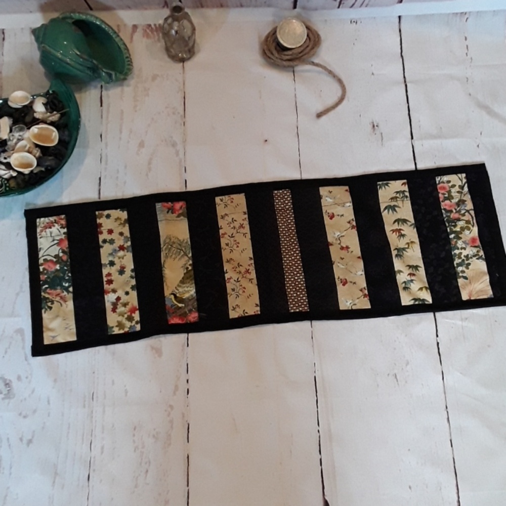 Asian curtain valance